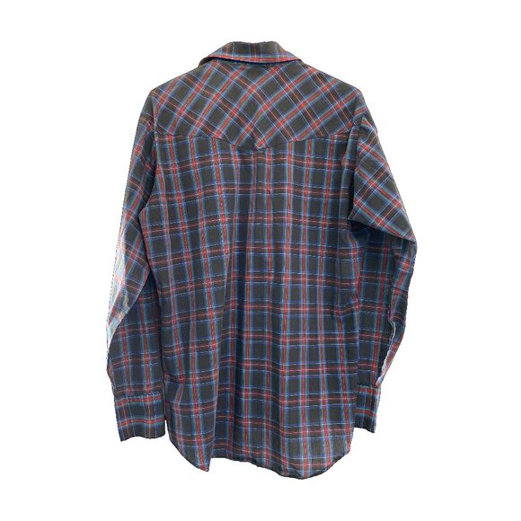 Vintage Ely Cattleman Plaid Button Down Shirt 16/35 - Picture 2 of 5